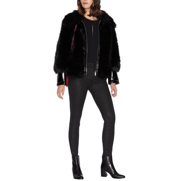 SOLD ARMANI EXCHANGE Blouse With Graphic Cut NWT - Picture 6 of 11